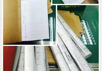 硫酸紙打印、曬圖、疊圖、裝訂